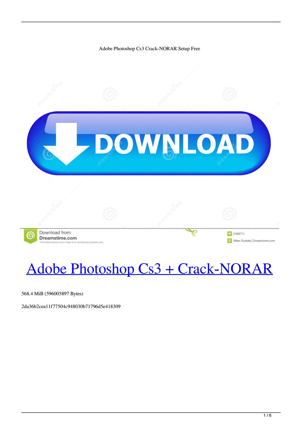 Photoshop cs3 crack download